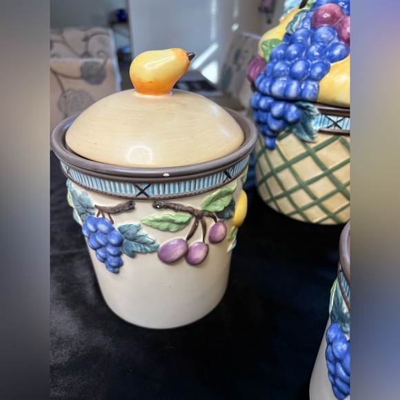 Vintage 4 pc Set Mikasa Garden Harvest Pattern - Picture 7 of 16